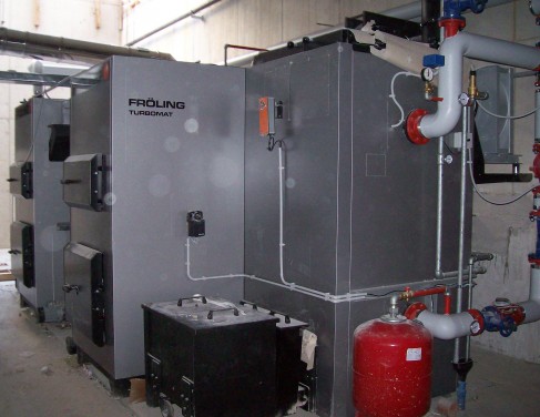 Biomasseanlage Fröling Turbomat 2x320 kW